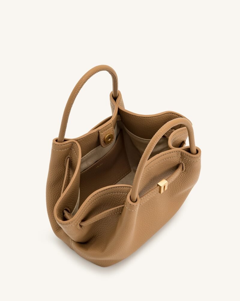 Hana Mini Tote Bag - Latte Color - Image 5