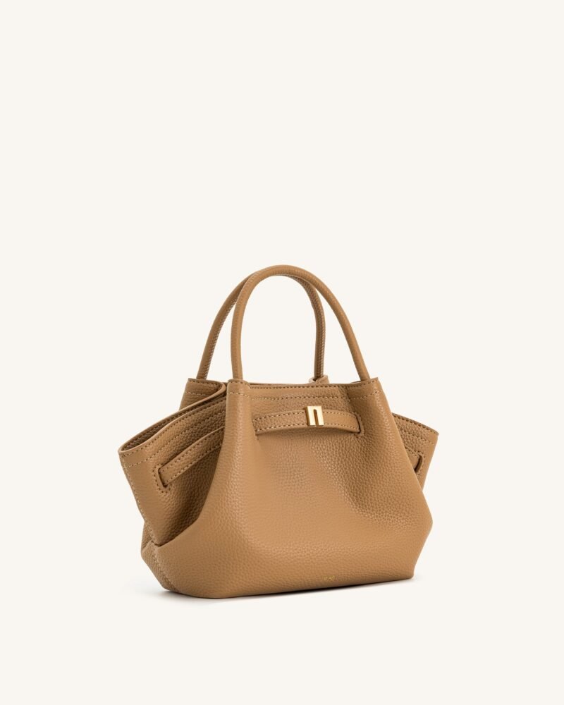Hana Mini Tote Bag - Latte Color - Image 3