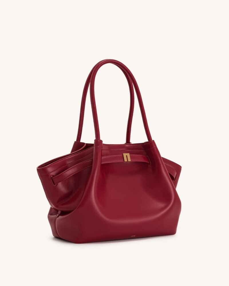 Hana Medium Tote Bag - Claret - Image 3