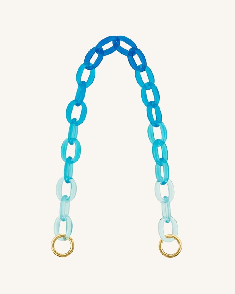 Mya Gradient Acrylic Chain Strap - Blue - Image 1