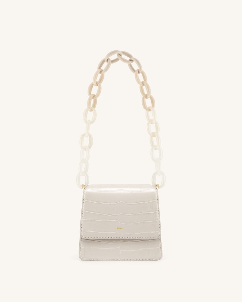 Mya Gradient Acrylic Chain Strap - Ivory - Image 3