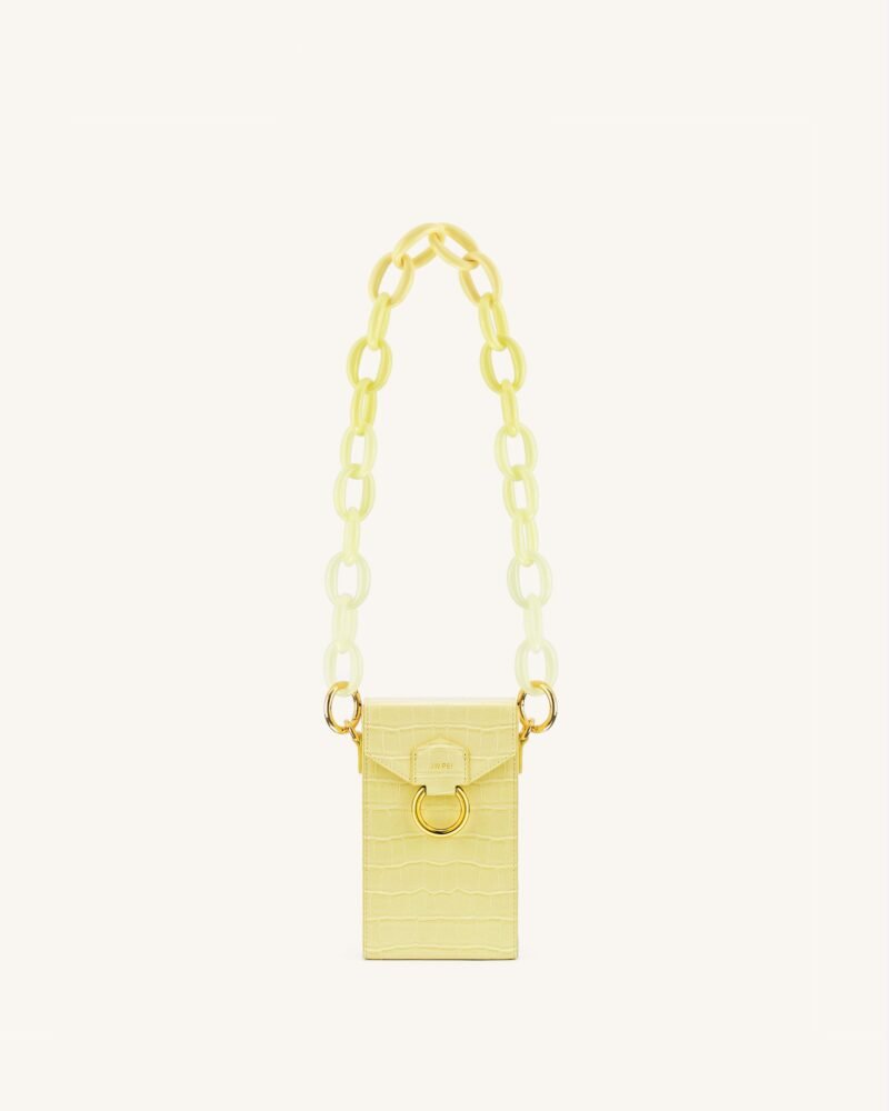 Mya Gradient Acrylic Chain Strap - Yellow - Image 3