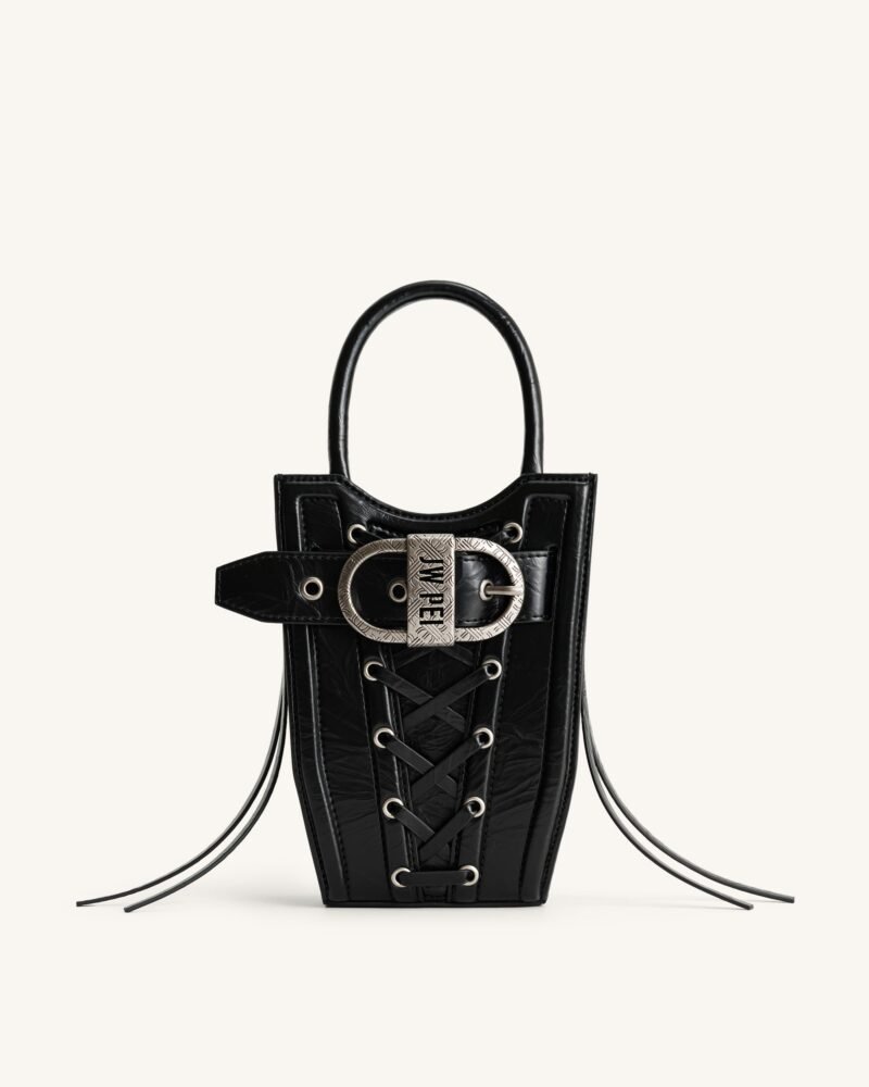 FEI Crushed Straps Phone Bag - Black - Image 1