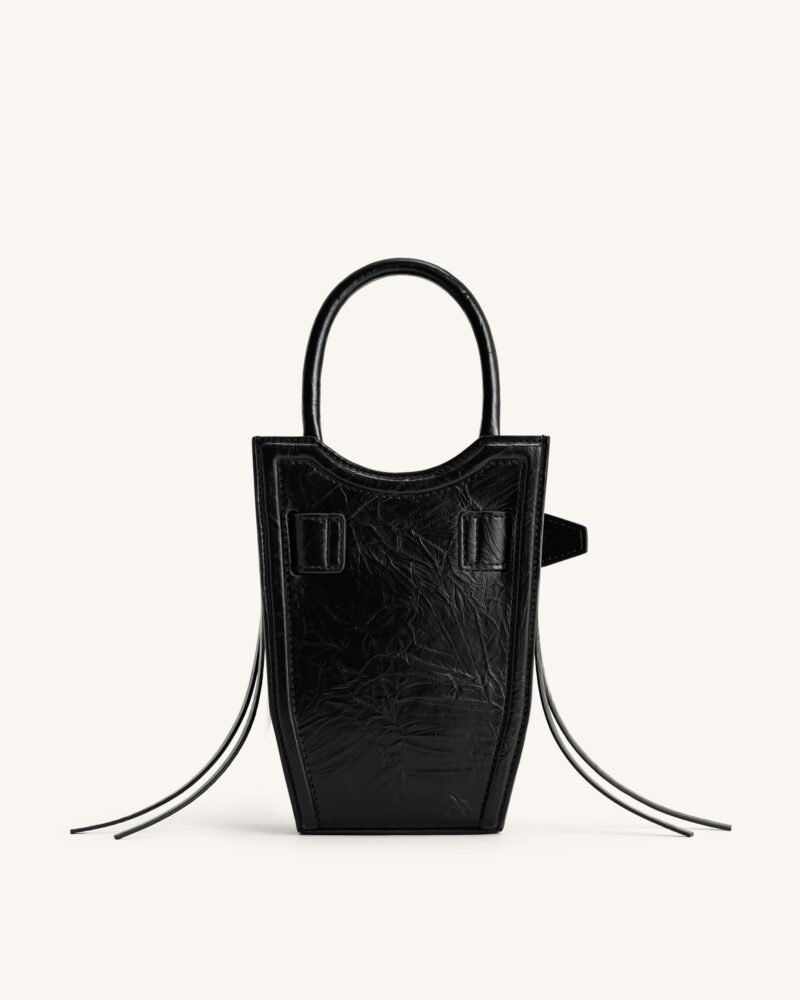 FEI Crushed Straps Phone Bag - Black - Image 4