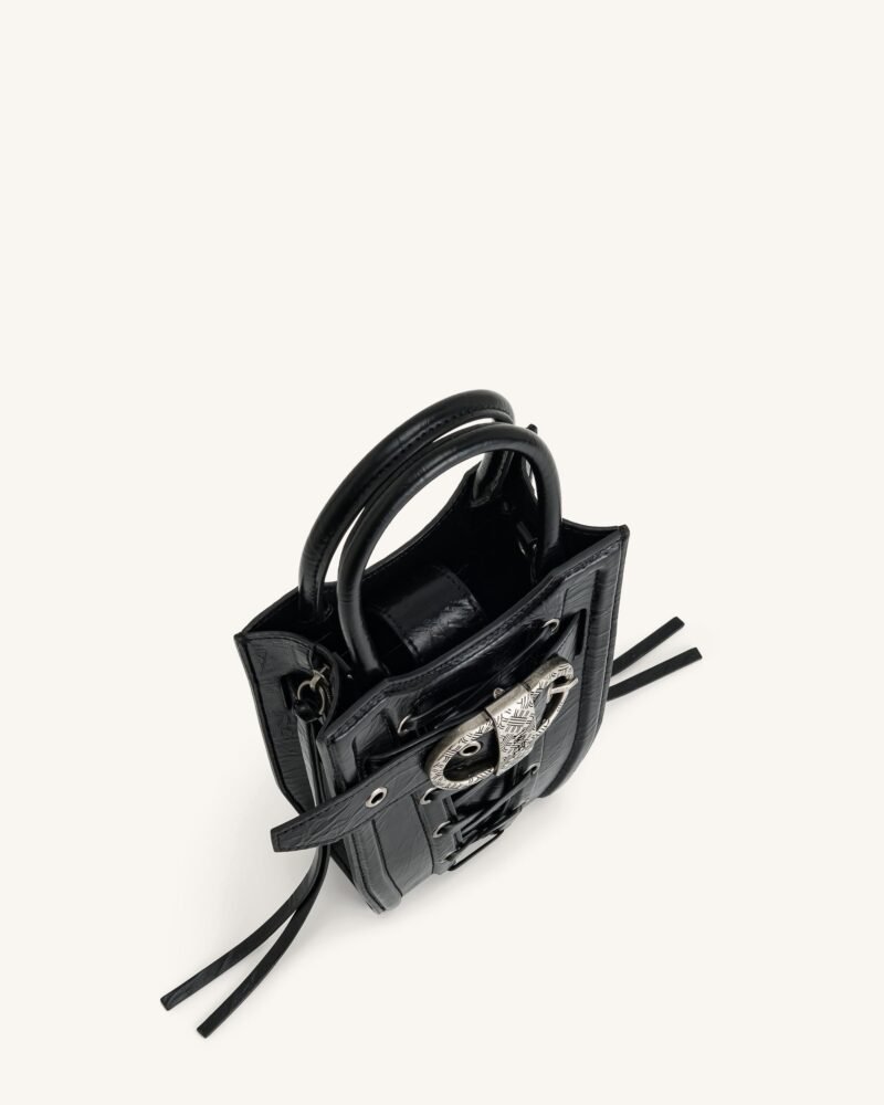 FEI Crushed Straps Phone Bag - Black - Image 5