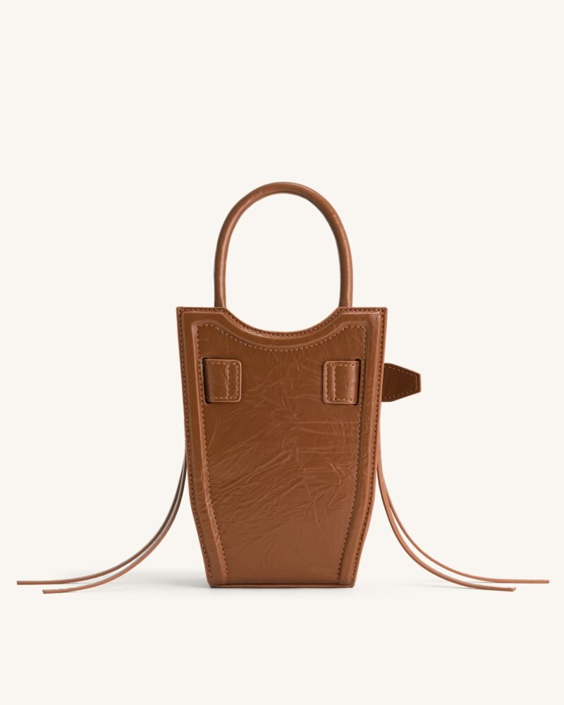 FEI Crushed Straps Phone Bag - Brown - Image 3