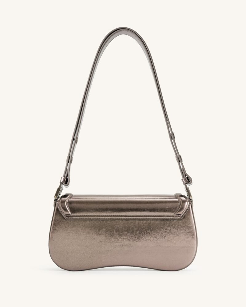 Joy Metallic Shoulder Bag - Anthracite - Image 4