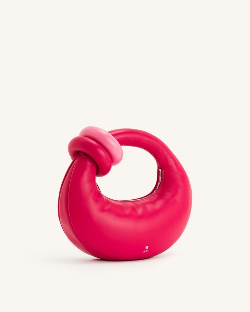 Abacus Top Handle Bag - Magenta - Image 2