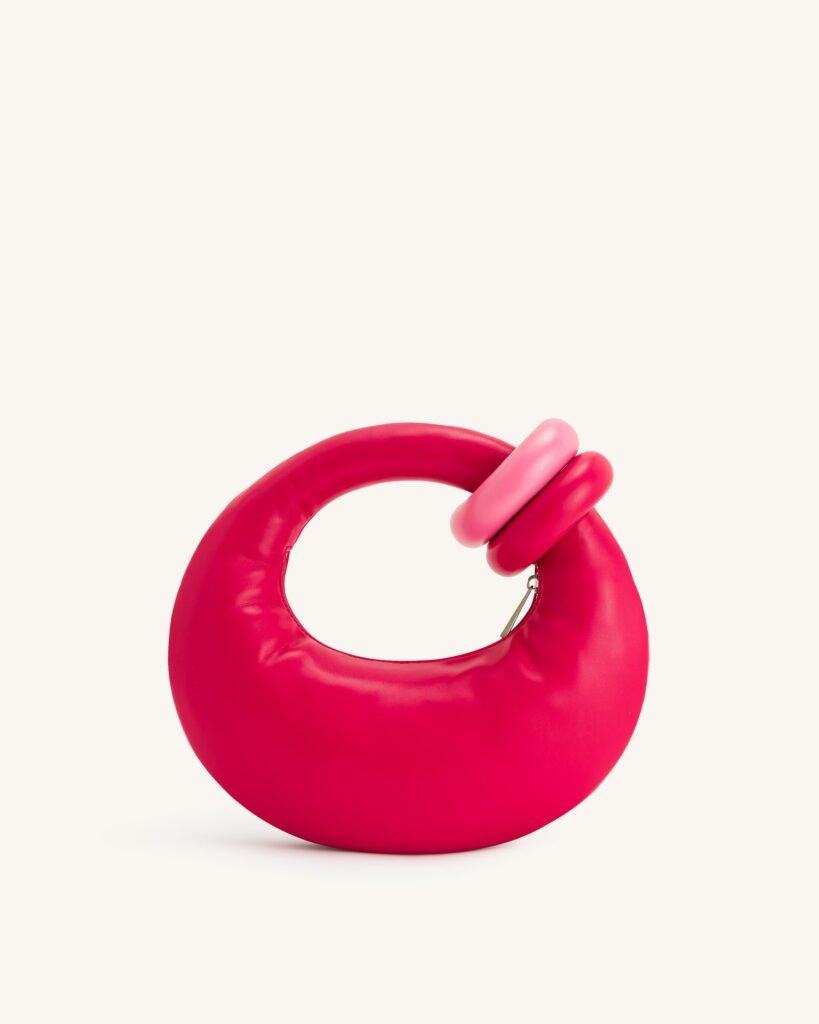 Abacus Top Handle Bag - Magenta - Image 3