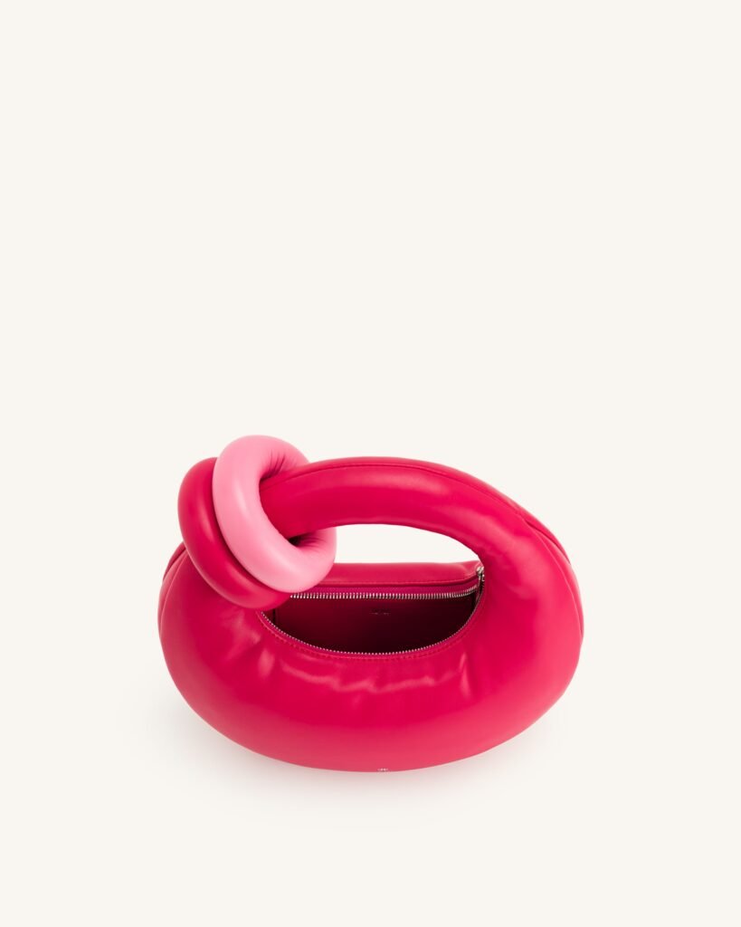 Abacus Top Handle Bag - Magenta - Image 4