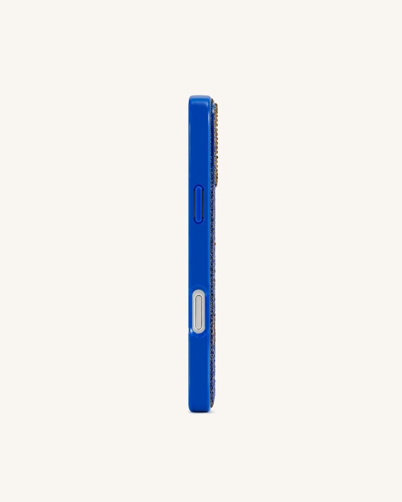 Dachshund with Flower Phone Case - Multicolor Blue - Image 3