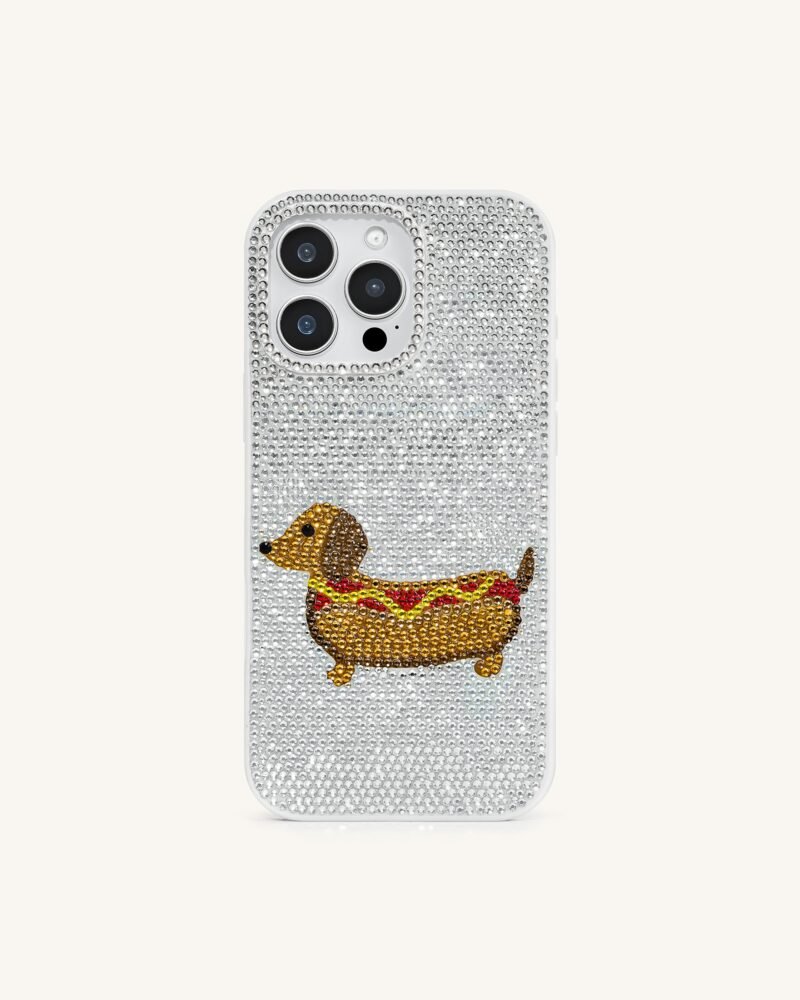 Dachshund Hot Dog Case - White - Image 1