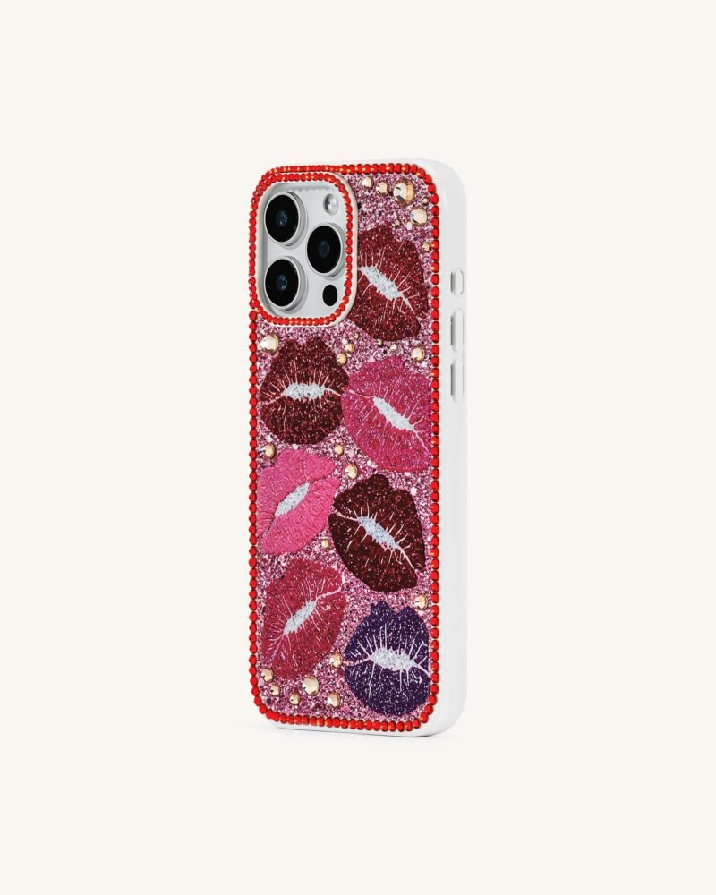 Kiss of Glamour Phone Case - Multicolor Red - Image 2
