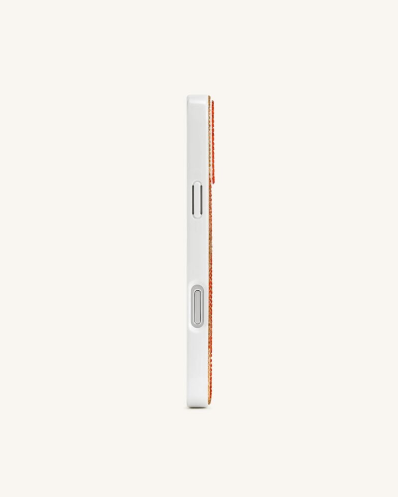 Orange Burst Bling Phone Case - Multicolor Orange - Image 3