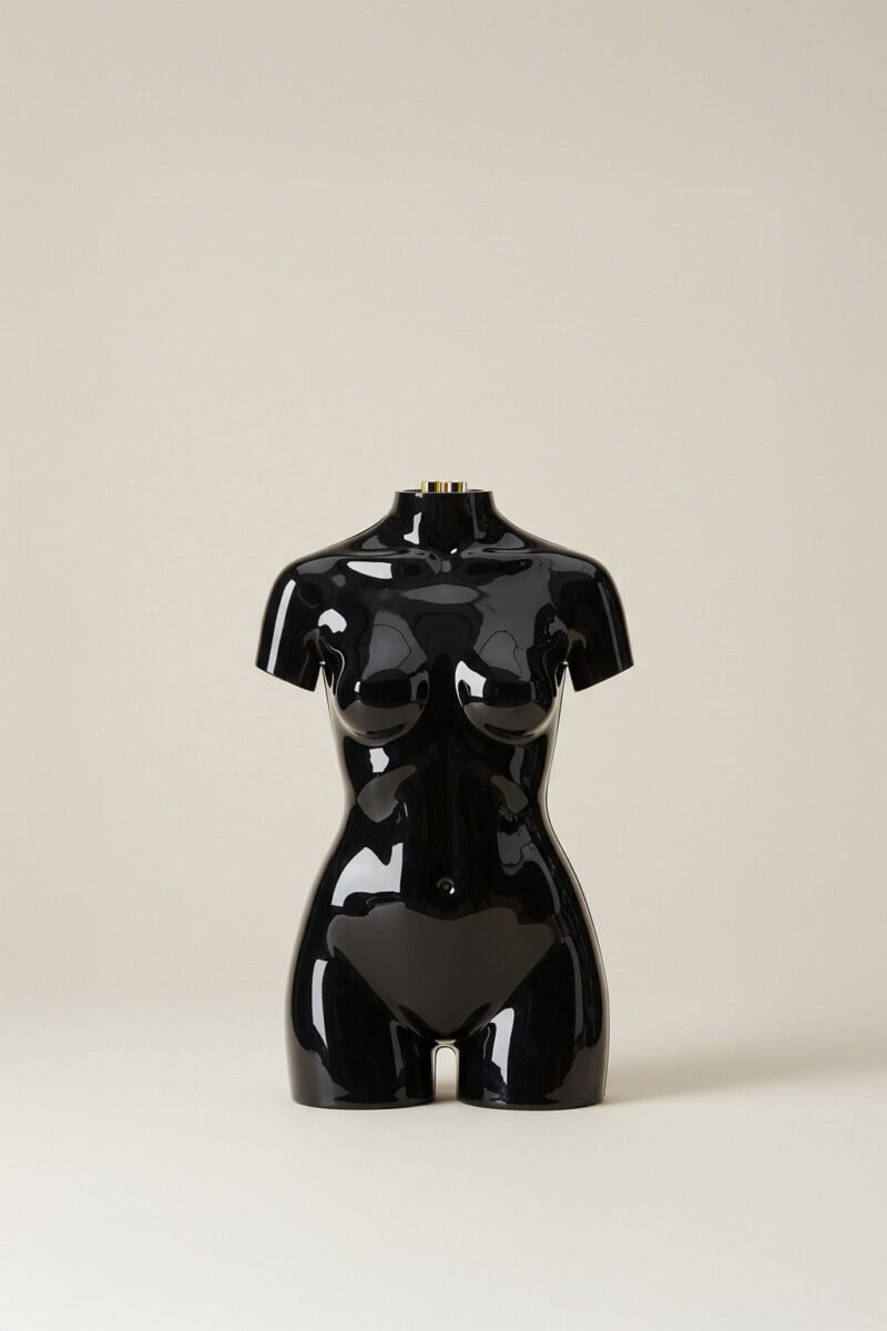 Sculptural Mini Top Handle Bag - Black - Image 1