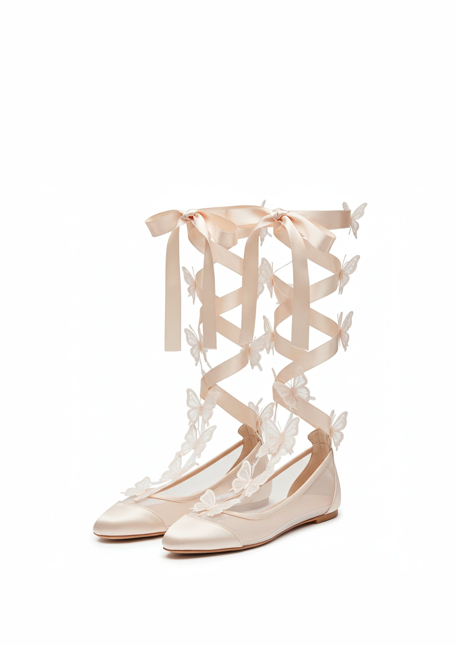 unnamed_49125ff8-4675-4a27-b553-3cb42a918221.png Lila Butterfly Lace Flats – Neutral - Image 1
