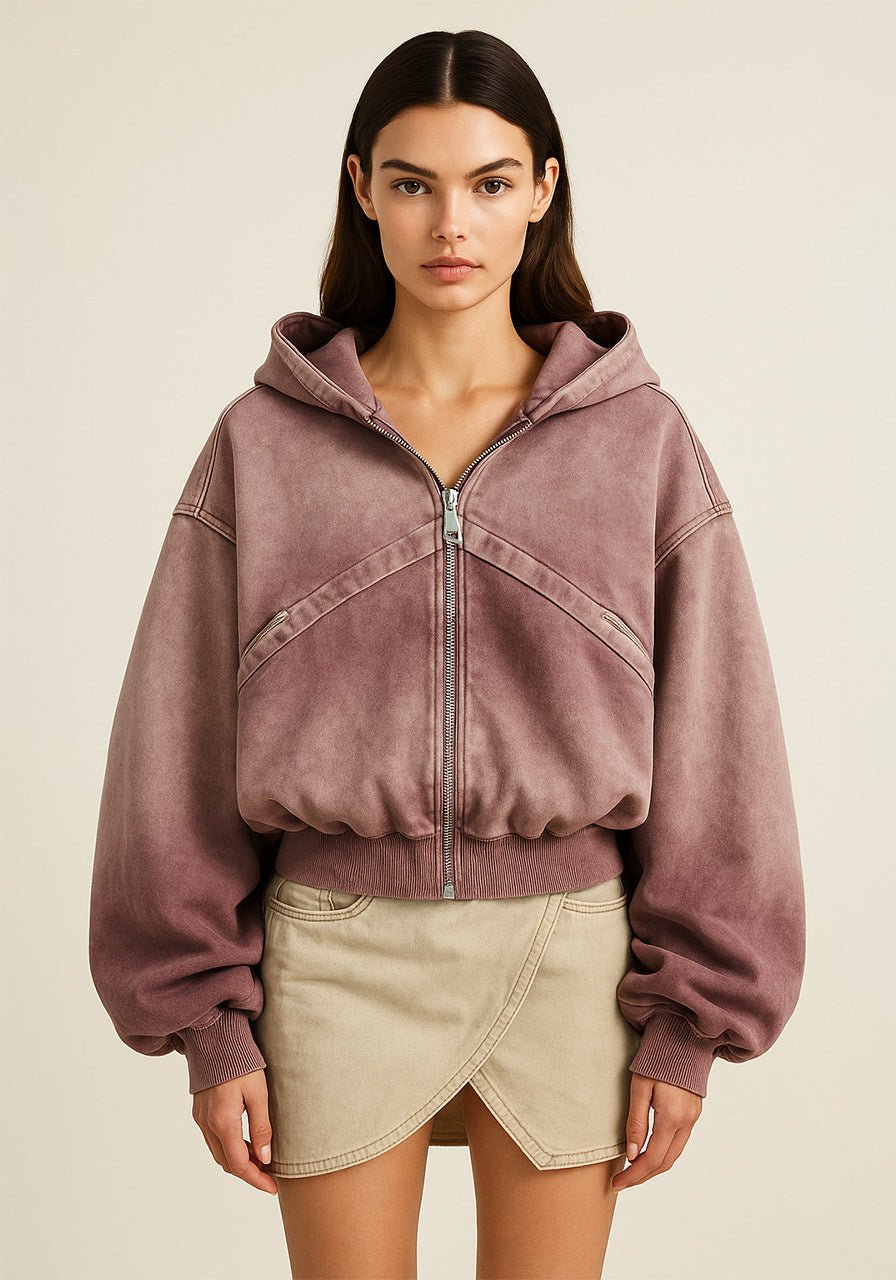 unnamed_b40be92e-689b-4493-b53f-0a2d6fc7297b Washed Zip Up Hoodie – Mauve - Image 1