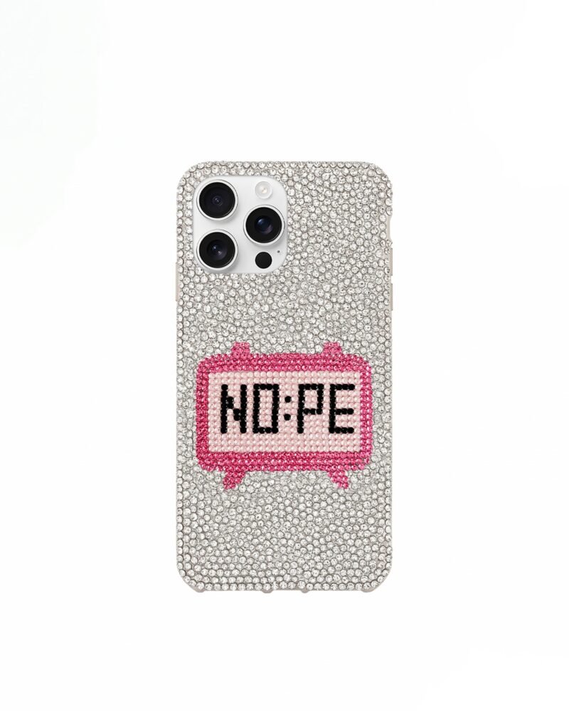 NO:PE Alarm Clock Phone Case – White - Image 1